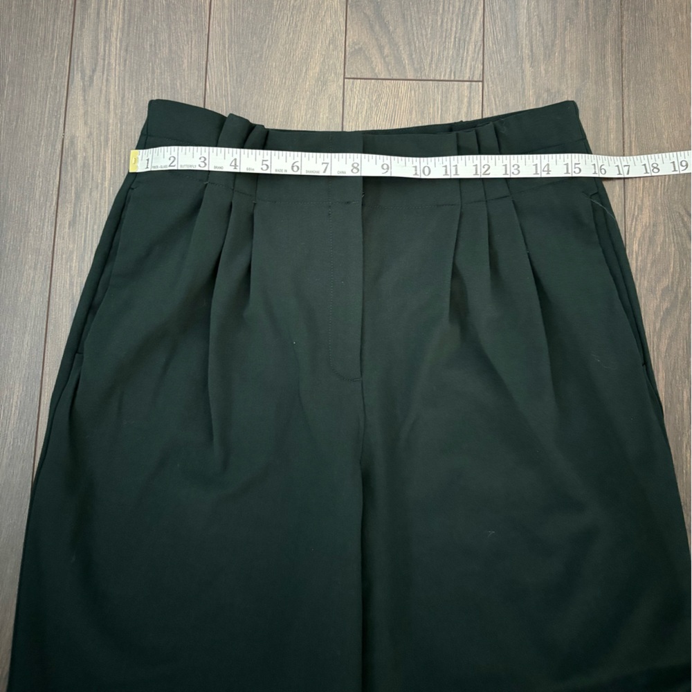 Massimo DUTTI Forest Green Carrot Fit Trousers Size 10 - Picture 10 of 17